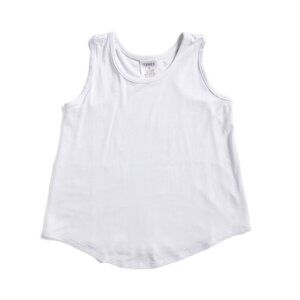 TEREZ White Girls Racerback Tank top